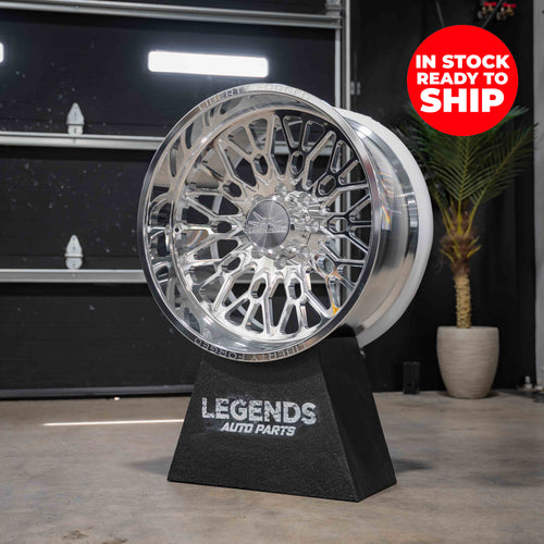 24x12 Liberty Forged LBTYC15 - 8x170 Lug Pattern - Polished (Set of 4)