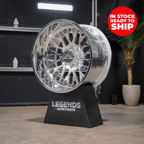 24x12 Liberty Forged LBTYC17 - 8x170 Lug Pattern - Polished (Set of 4)