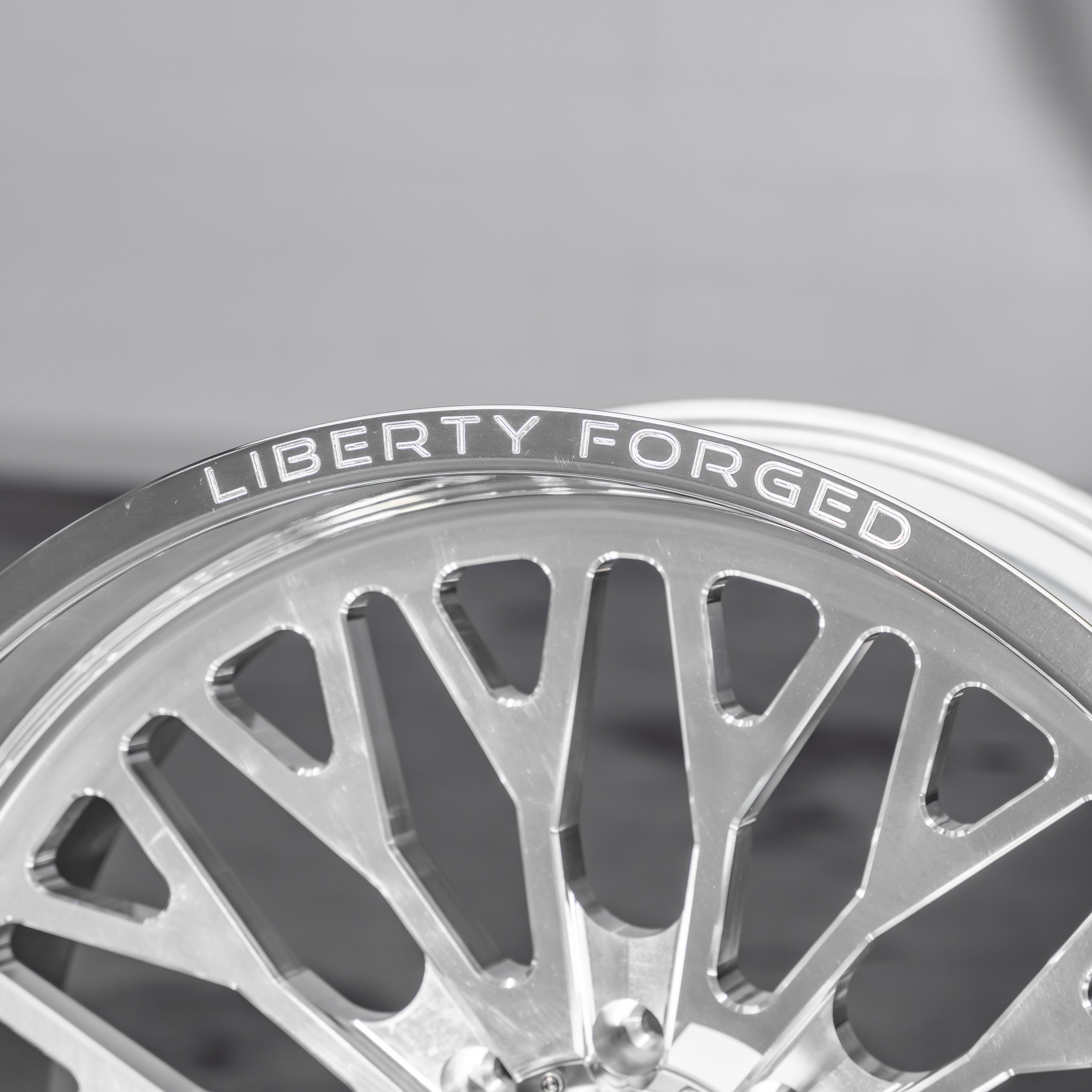 26x12 Liberty Forged LBTYC01 - 8x180 Lug Pattern - Polished (Set of 4) - Legends Auto Parts