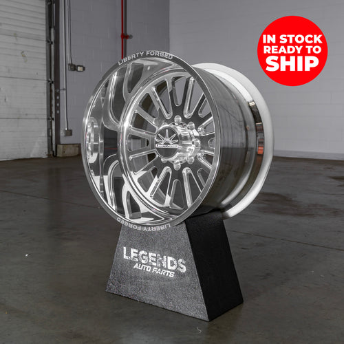 24x14 Liberty Forged LBTY09 - 8x180 Lug Pattern - Polished (Set of 4)