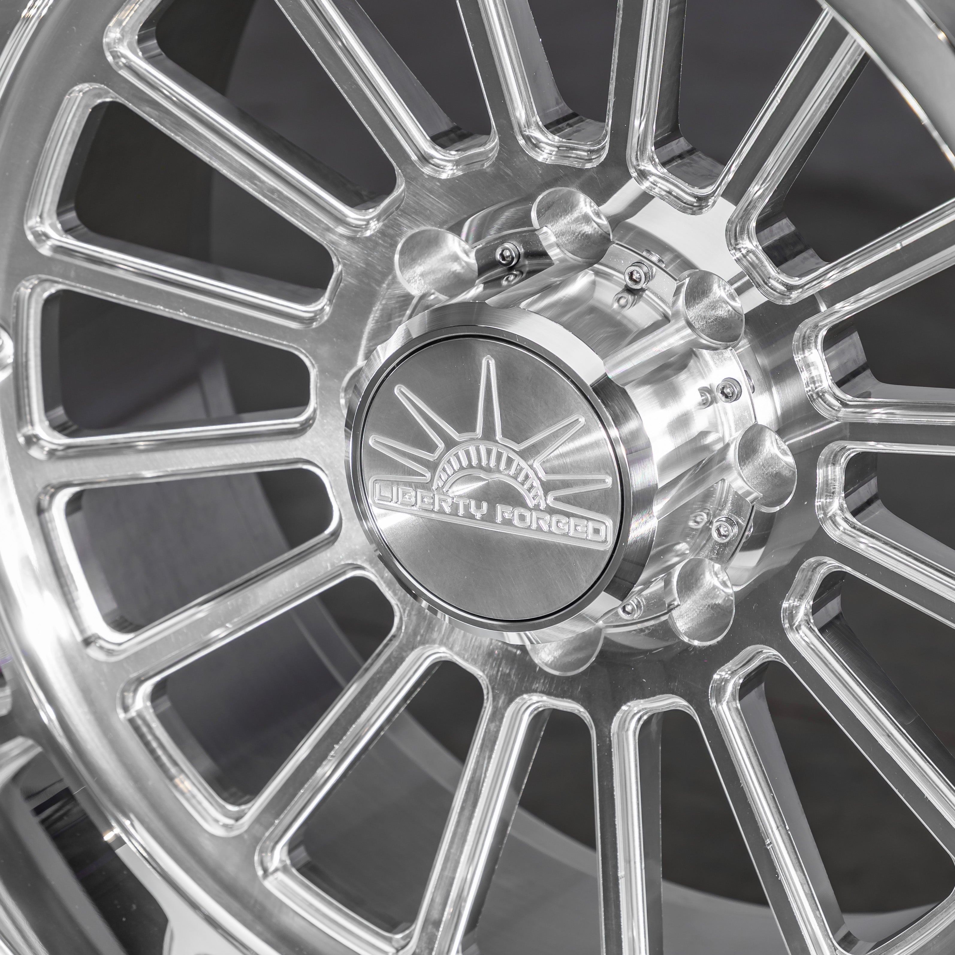 22x12 Liberty Forged LBTYC05 - 8x170 Lug Pattern - Polished (Set of 4) - Legends Auto Parts