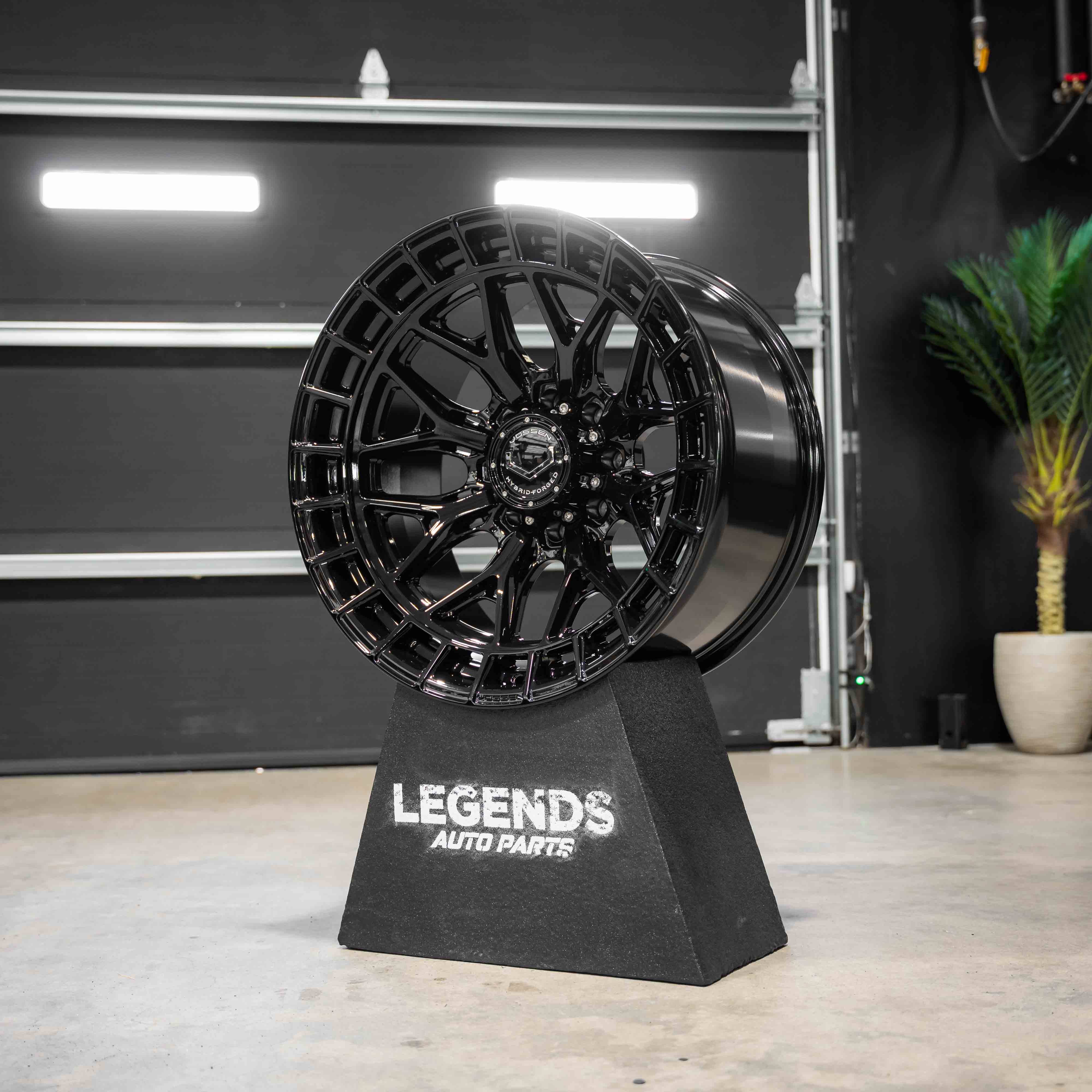22x10 Vossen Forged HFX-1 2G26 Super Deep Lip - 8x165.1 Lug Pattern - Gloss Black - Legends Auto Parts