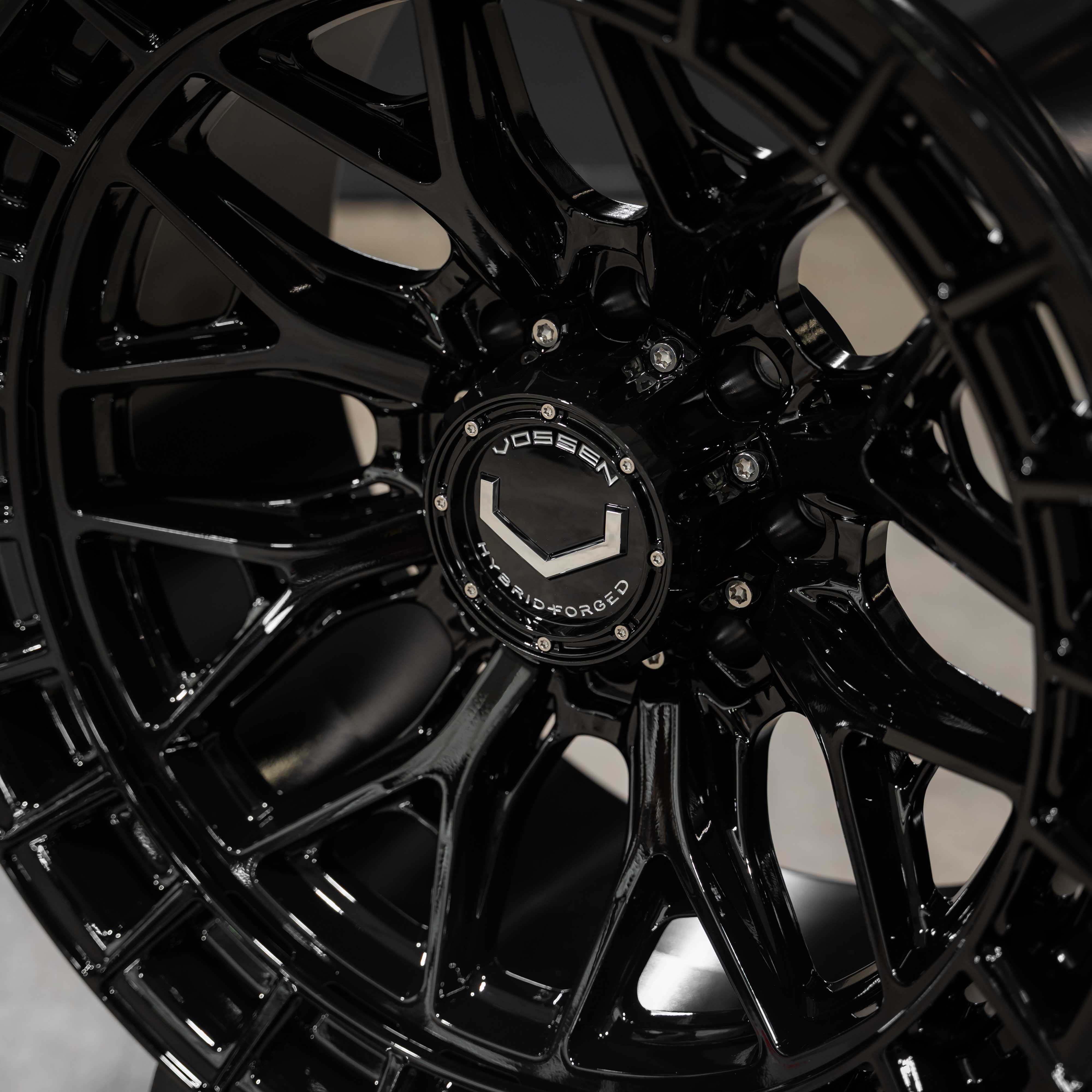 22x10 Vossen Forged HFX-1 2G26 Super Deep Lip - 8x165.1 Lug Pattern - Gloss Black - Legends Auto Parts