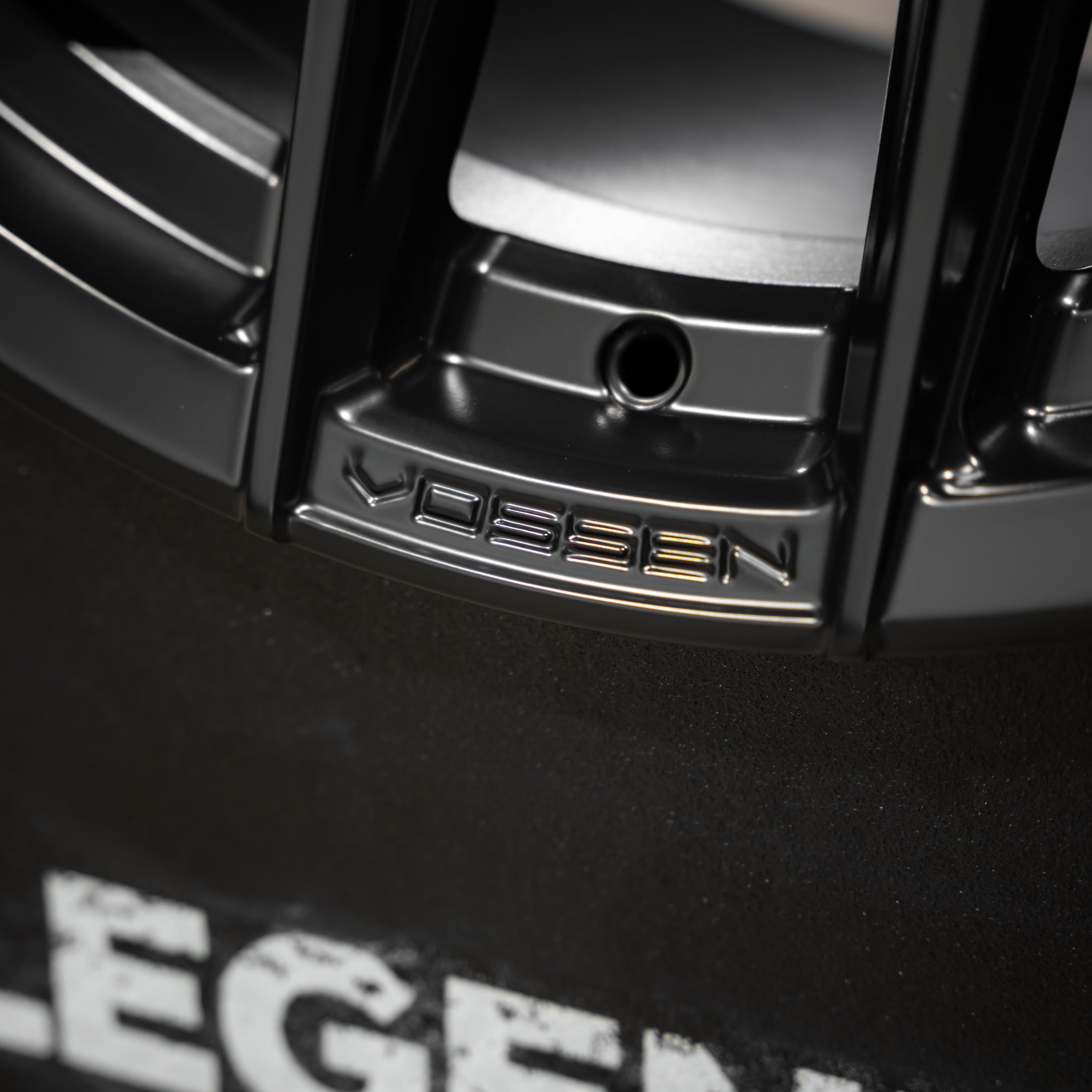 20x10 Vossen Forged HF6-4 0F08 Super Deep Lip - 6x135 Lug Pattern - Satin Black (Set of 4) - Legends Auto Parts