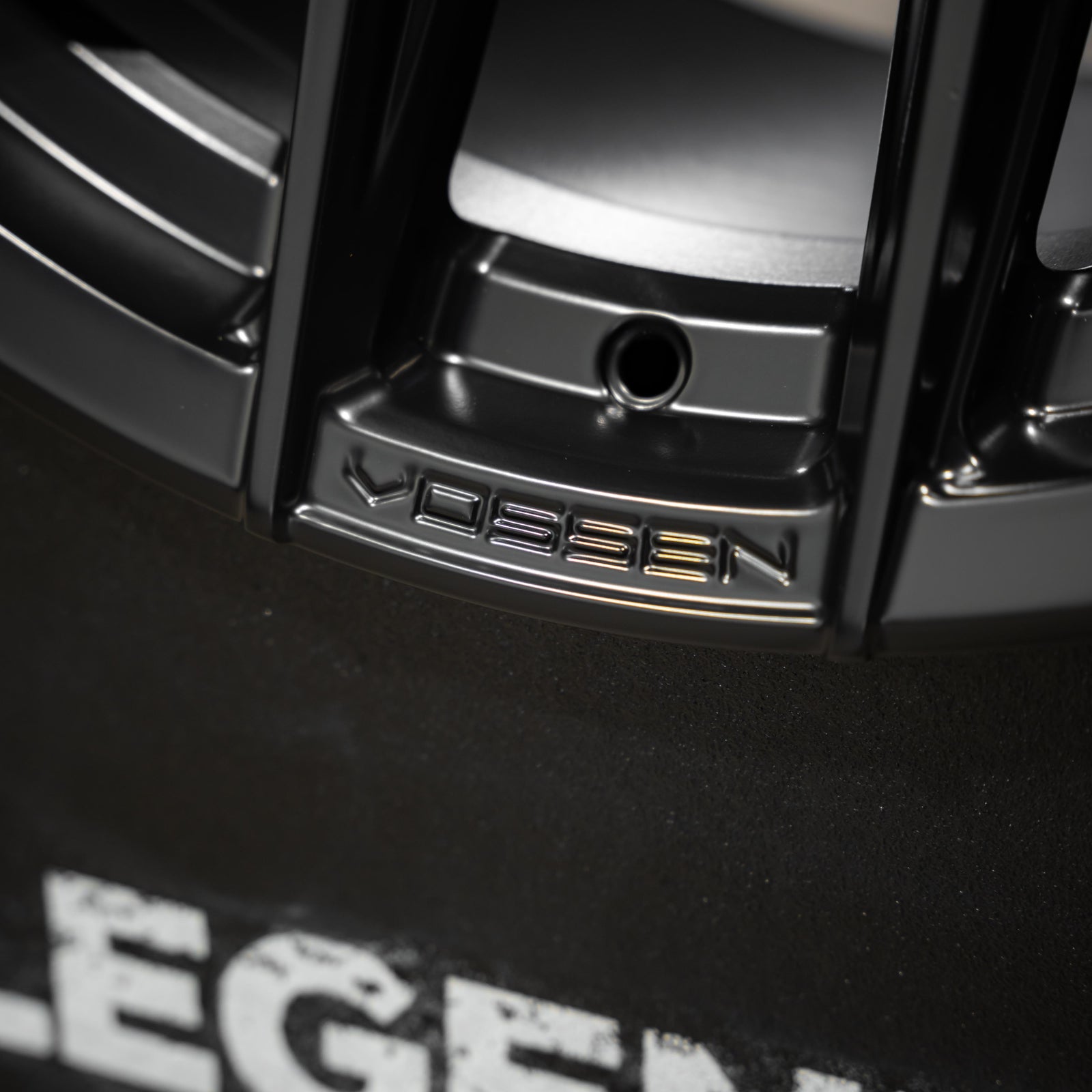 20x10 Vossen Forged HF6-4 0F08 Super Deep Lip - 6x135 Lug Pattern - Satin Black (Set of 4) - Legends Auto Parts