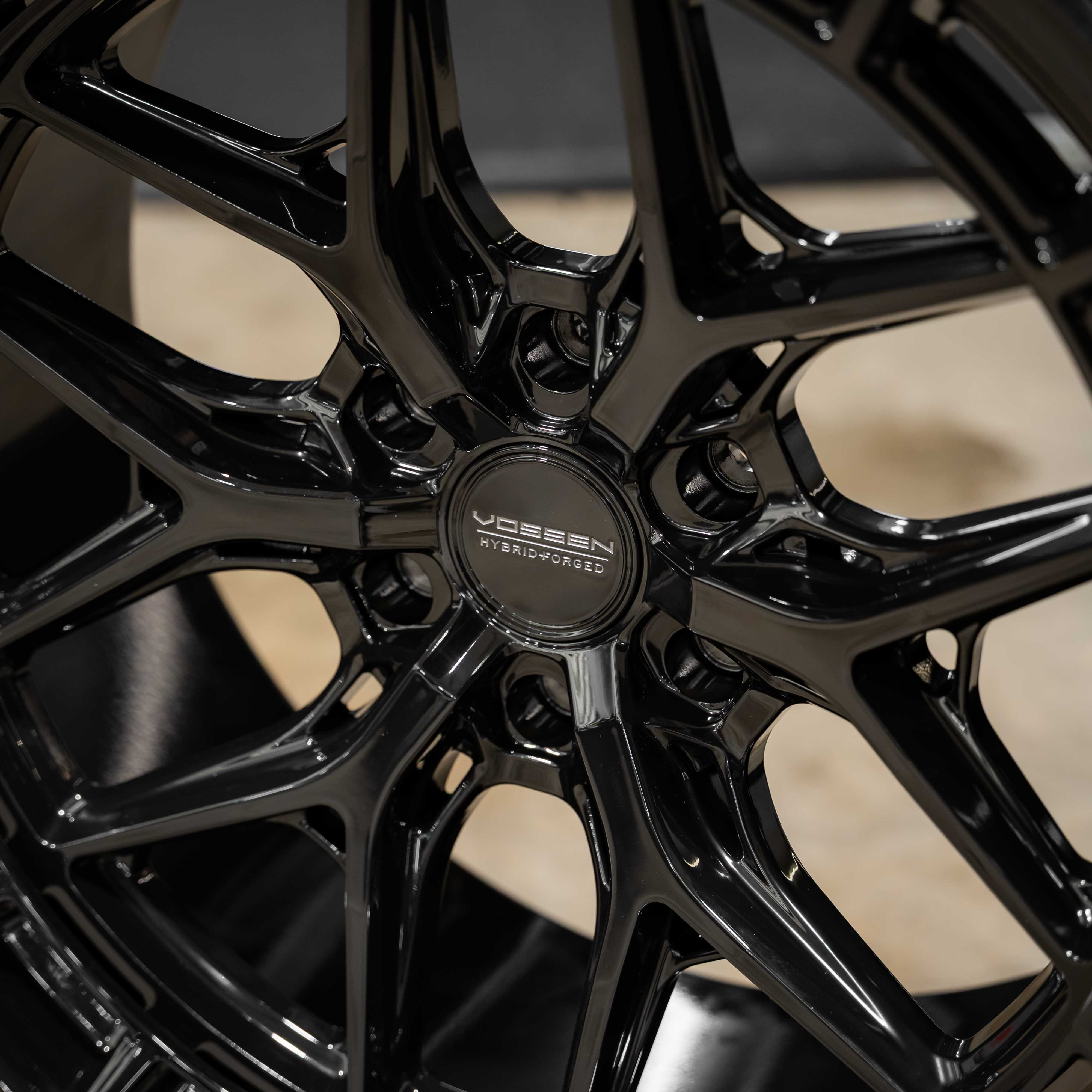 22x10 Vossen Forged HFX-1 2G26 Super Deep Lip - 6x139.7 Lug Pattern - Gloss Black (Set of 4) - Legends Auto Parts