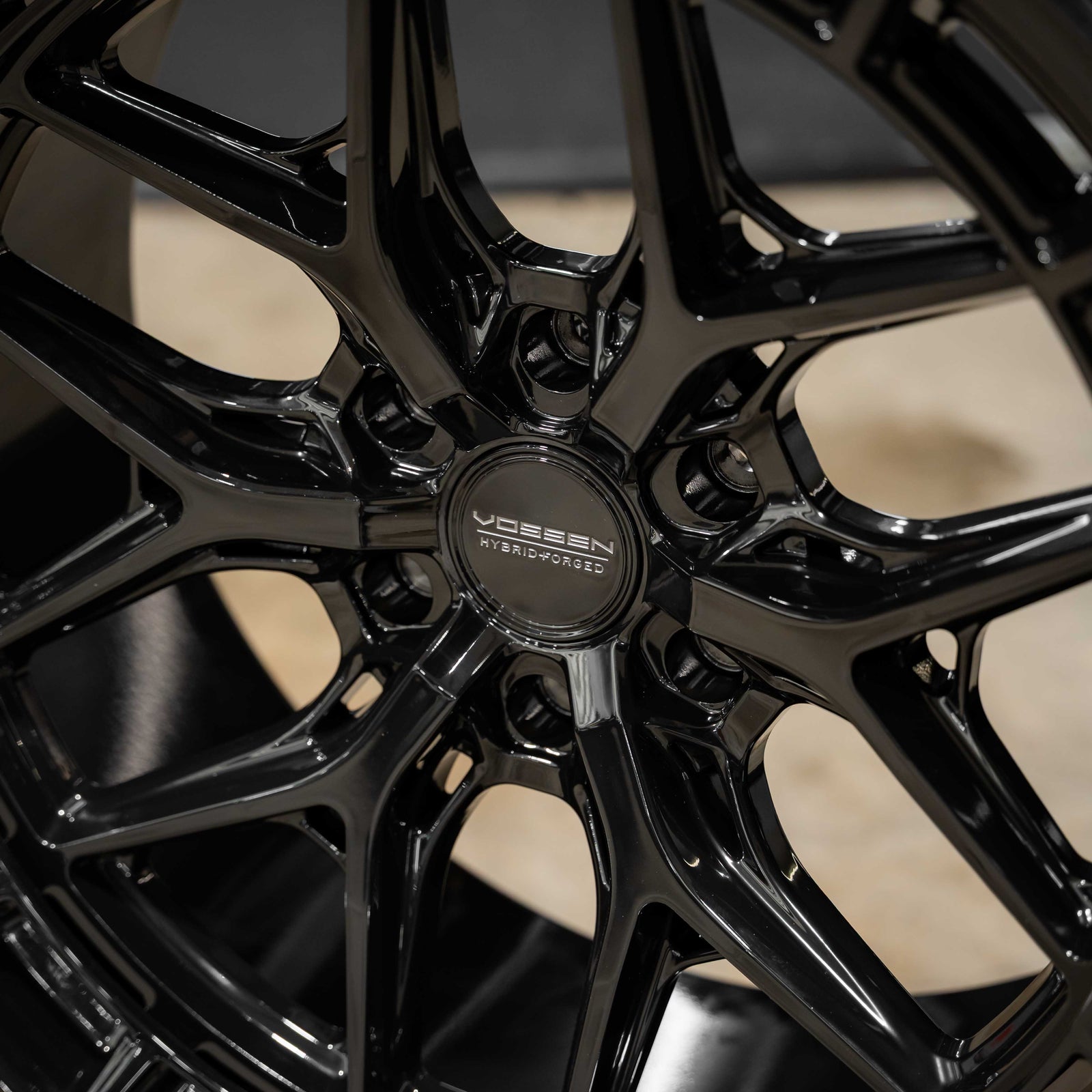 22x10 Vossen Forged HFX-1 2G26 Super Deep Lip - 6x139.7 Lug Pattern - Gloss Black (Set of 4) - Legends Auto Parts