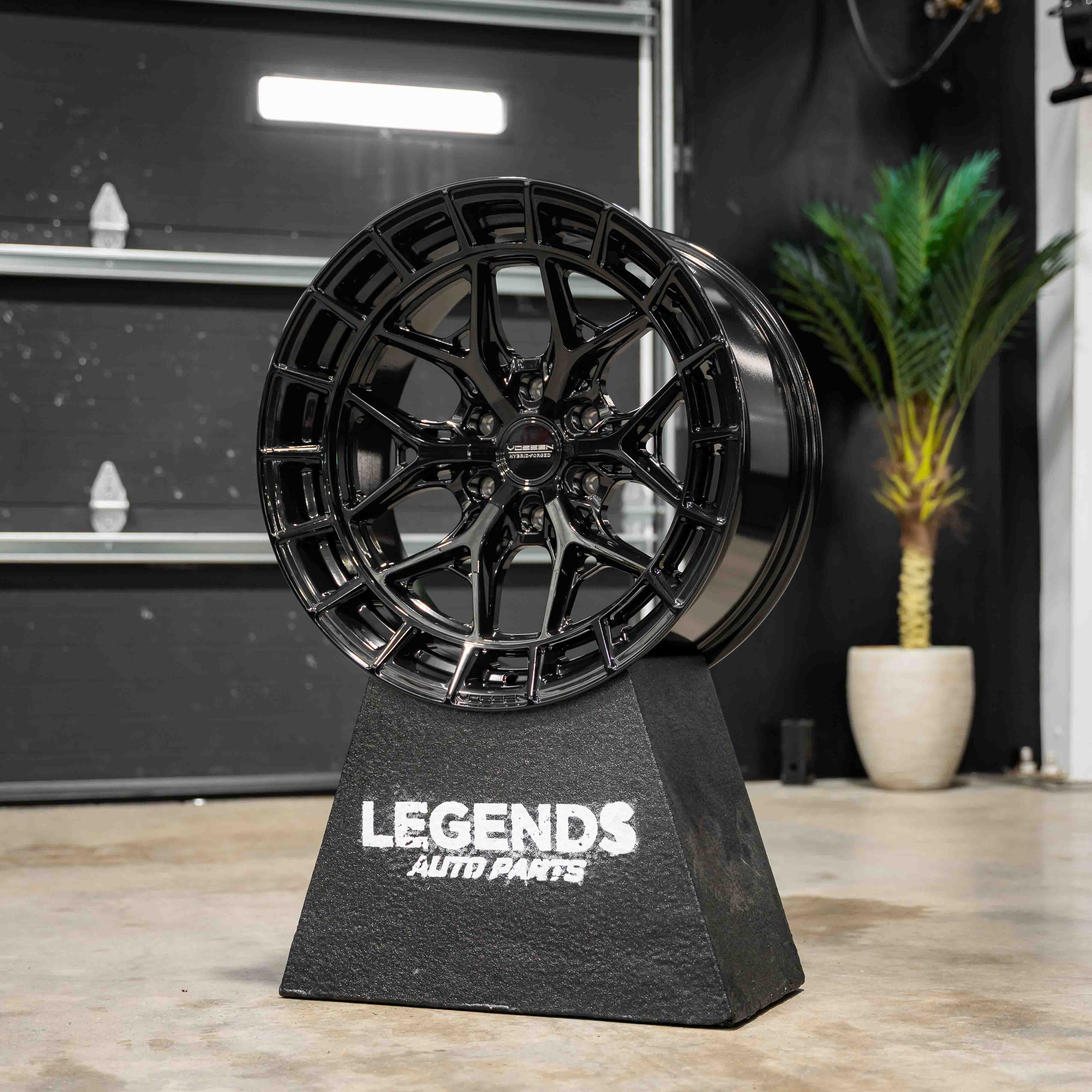 20x10 Vossen Forged HFX-1 0G07 Super Deep Lip - 6x139.7 Lug Pattern - Gloss Black (Set of 4) - Legends Auto Parts