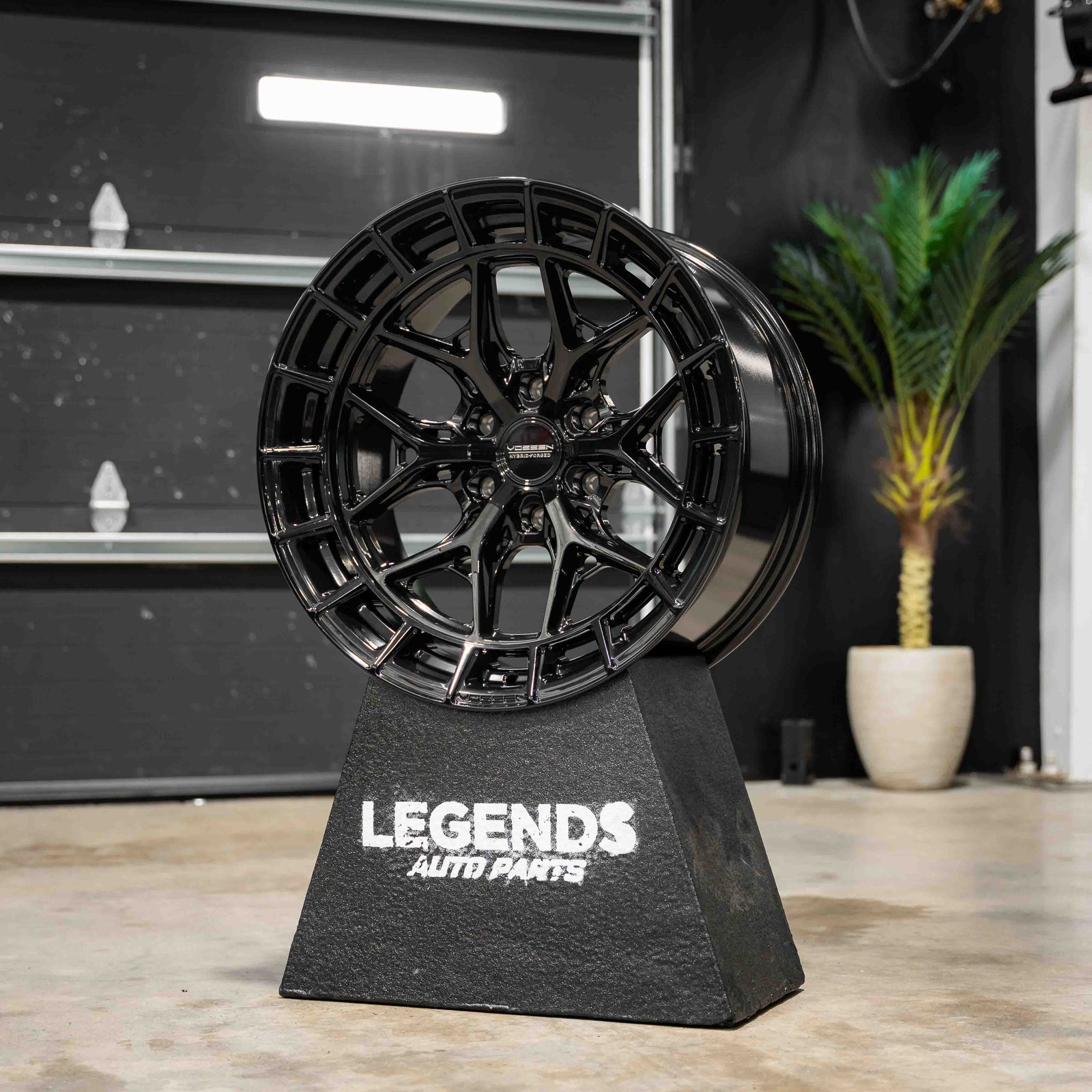 20x10 Vossen Forged HFX-1 0G07 Super Deep Lip - 6x139.7 Lug Pattern - Gloss Black (Set of 4) - Legends Auto Parts