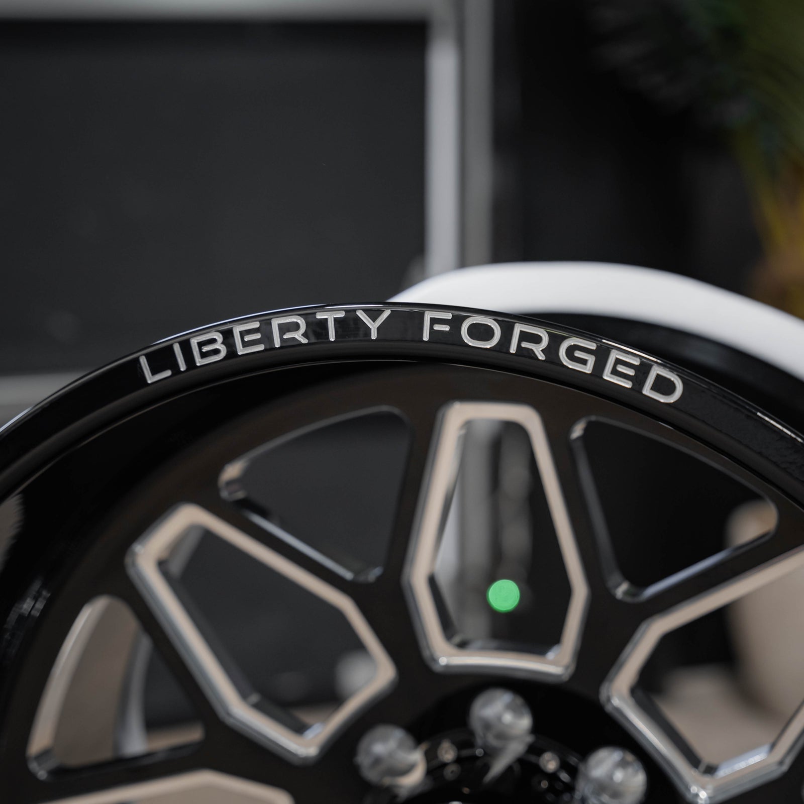 24x14 Liberty Forged LBTYC03 - 8x180 Lug Pattern - Black and Milled (Set of 4) - Legends Auto Parts