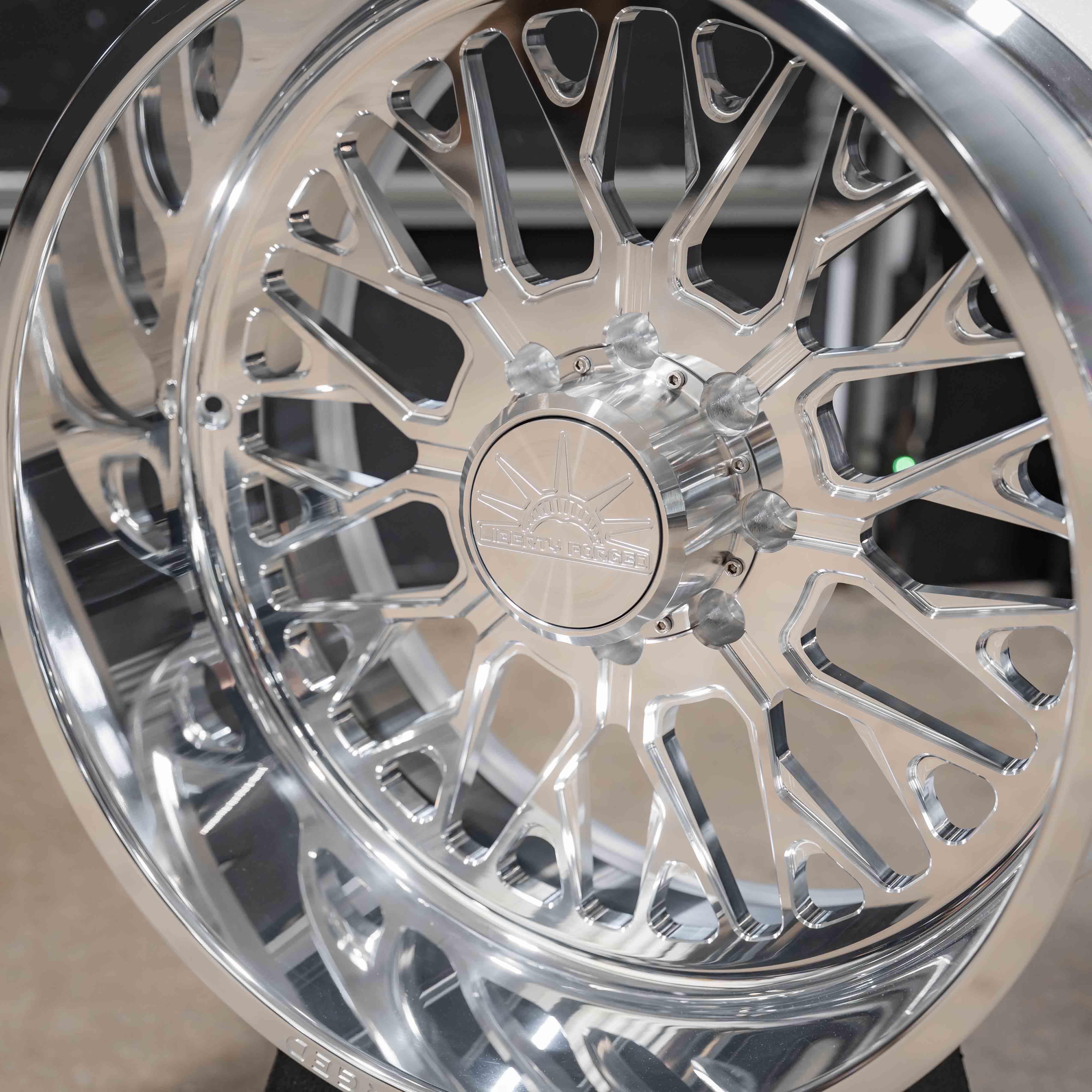 22x12 Liberty Forged LBTY17 - 8x6.5 Lug Pattern - Polished (Set of 4) - Legends Auto Parts