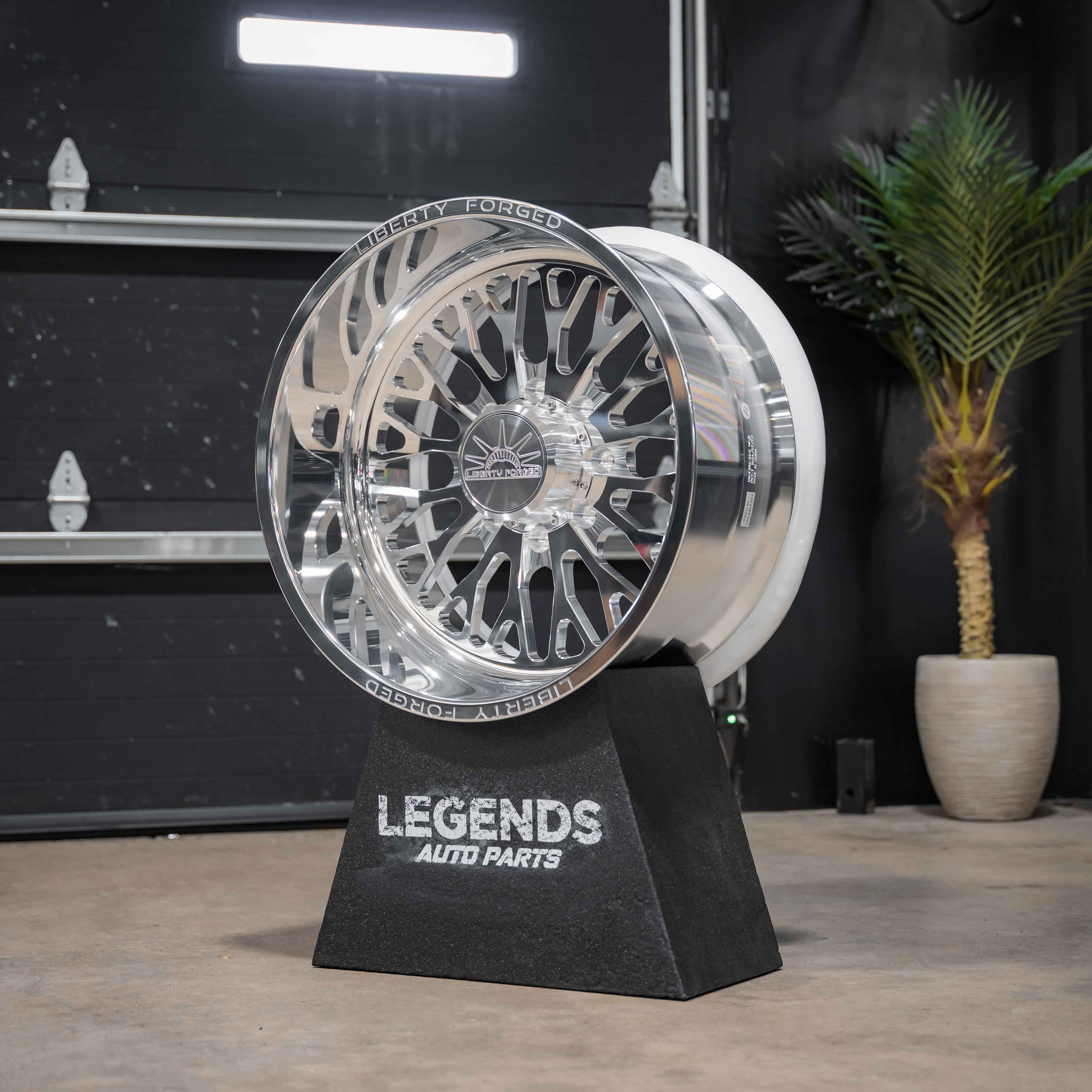 22x10 Liberty Forged LBTY01 - 8x6.5 Lug Pattern - Polished (Set of 4) - Legends Auto Parts