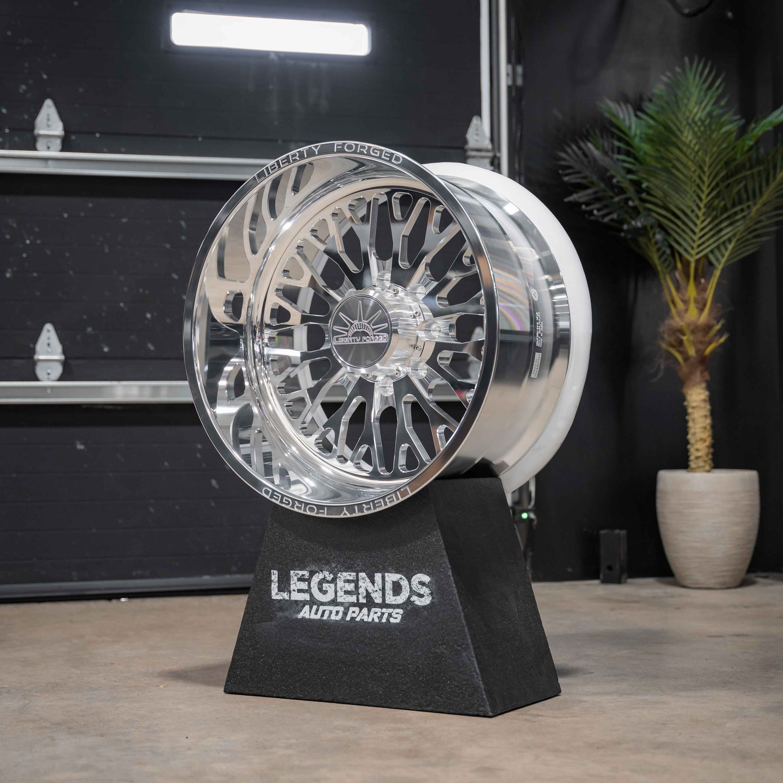 22x10 Liberty Forged LBTY01 - 8x6.5 Lug Pattern - Polished (Set of 4) - Legends Auto Parts