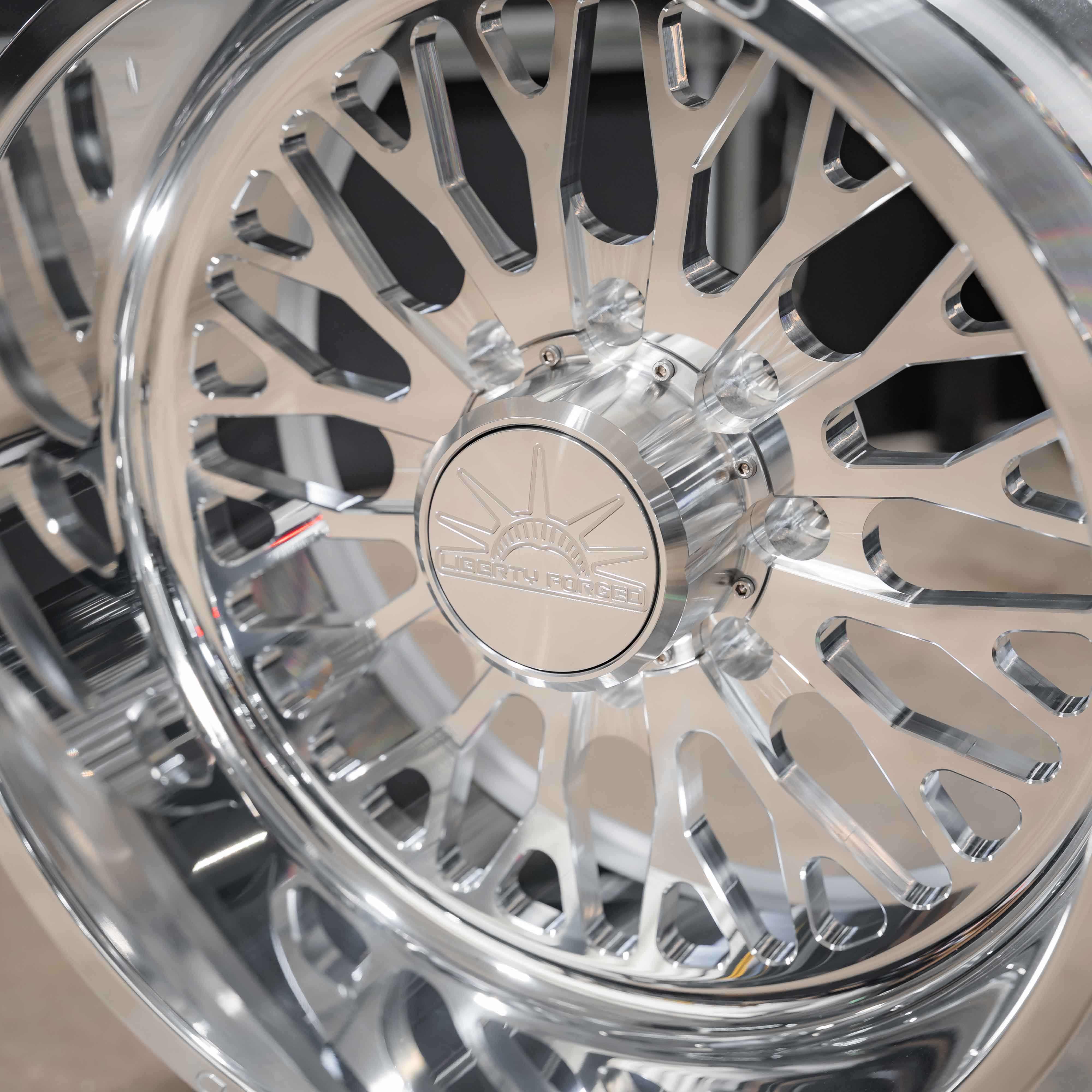 22x10 Liberty Forged LBTY01 - 8x6.5 Lug Pattern - Polished (Set of 4) - Legends Auto Parts