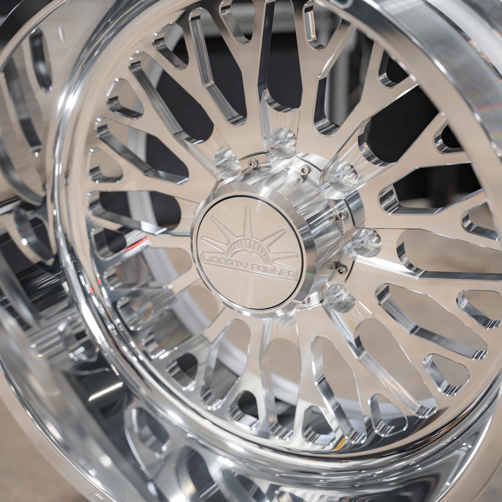 22x10 Liberty Forged LBTY01 - 8x6.5 Lug Pattern - Polished (Set of 4) - Legends Auto Parts