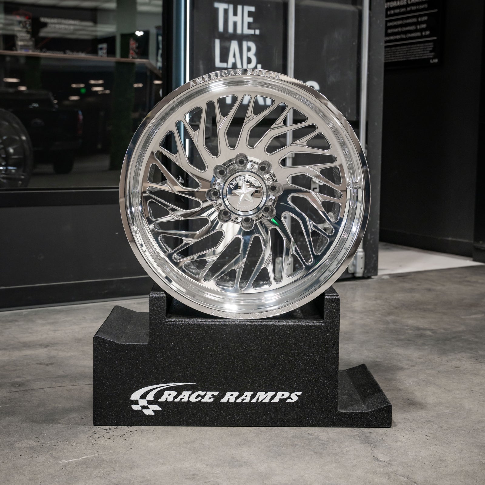 24x12 American Force CKH40 Swang - 8x6.5 Lug Pattern - Polished (Set of 4) - Legends Auto Parts