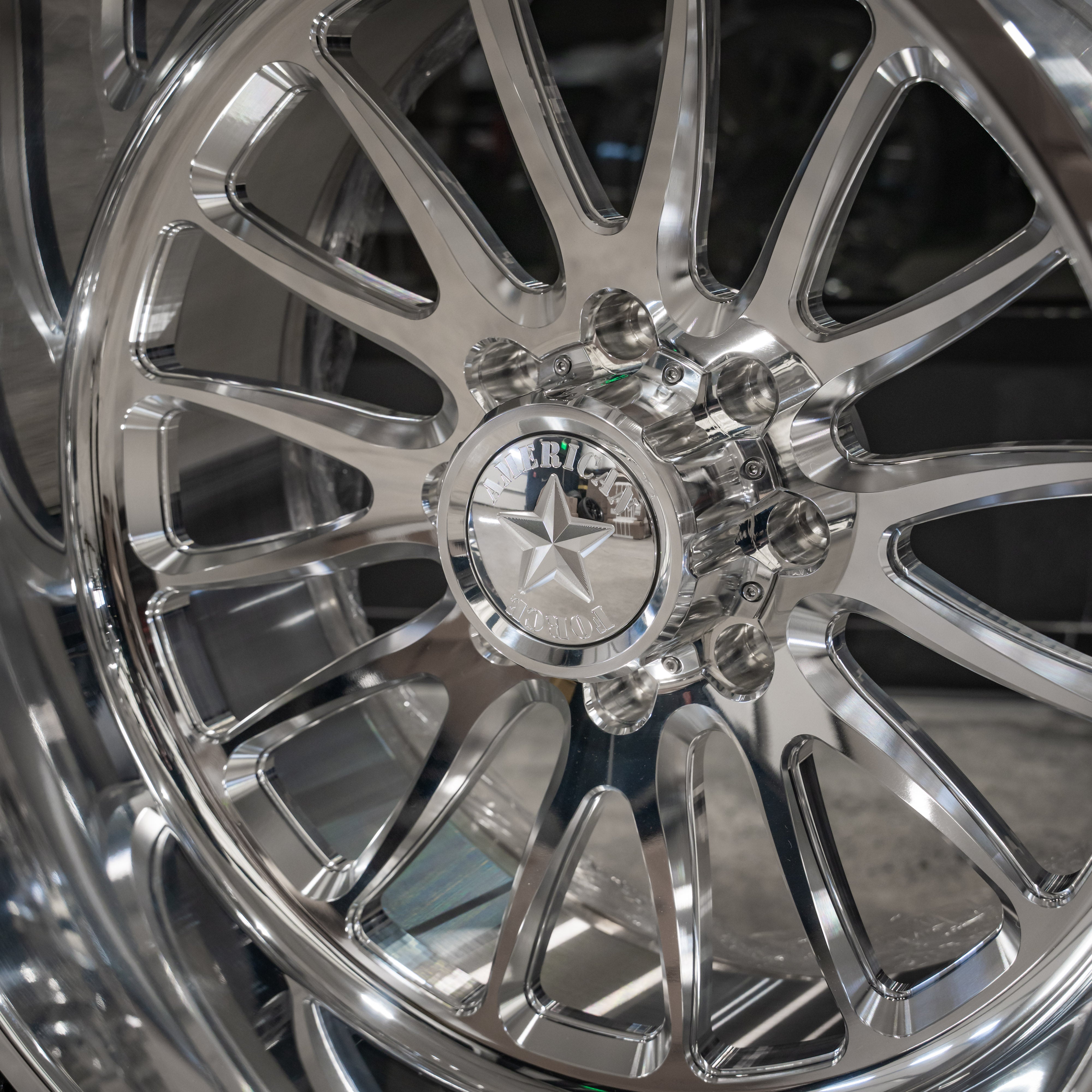 24x14 American Force CKH10 Nemesis - 8x180 Lug Pattern - Polished (Set of 4) - Legends Auto Parts