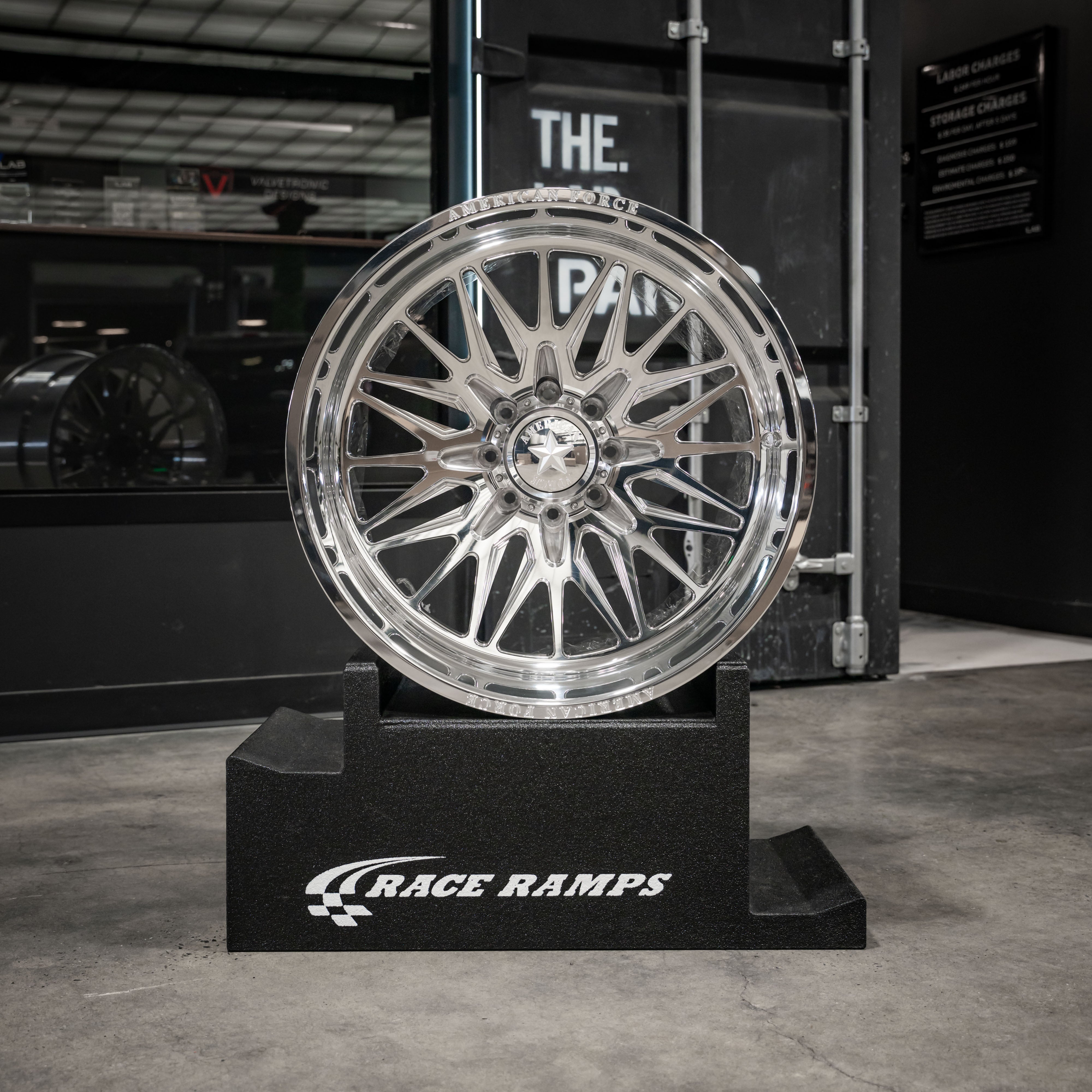 24x14 American Force CKH41 Frost - 8x6.5 Lug Pattern - Polished (Set of 4) - Legends Auto Parts