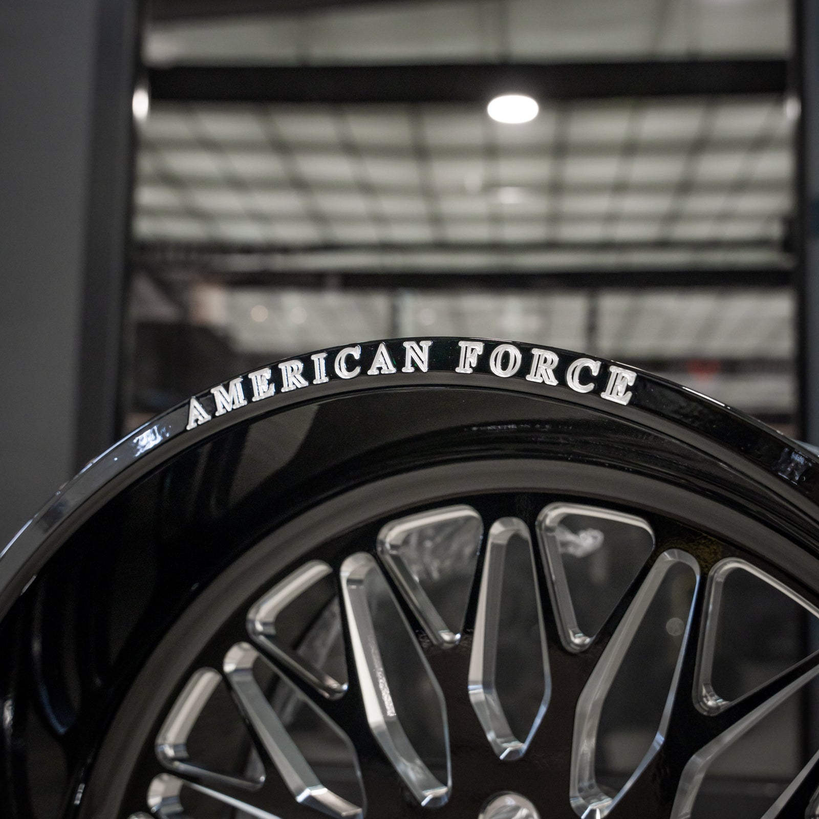 24x12 American Force N09 EXTORT - 8x6.5 Lug Pattern - Black and Milled (Set of 4) - Legends Auto Parts