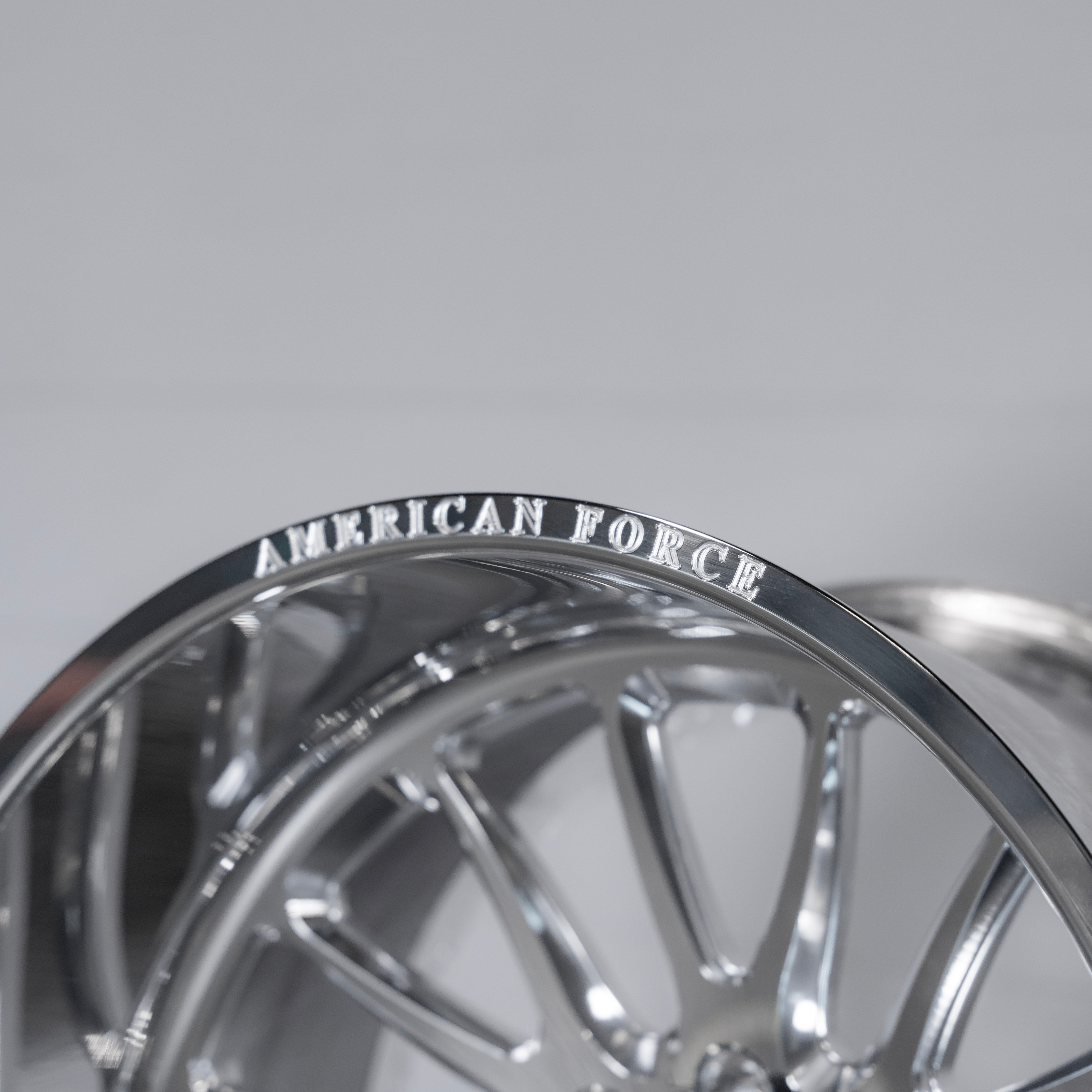24x14 American Force CKH10 Nemesis - 8x6.5 Lug Pattern - Polished (Set of 4) - Legends Auto Parts
