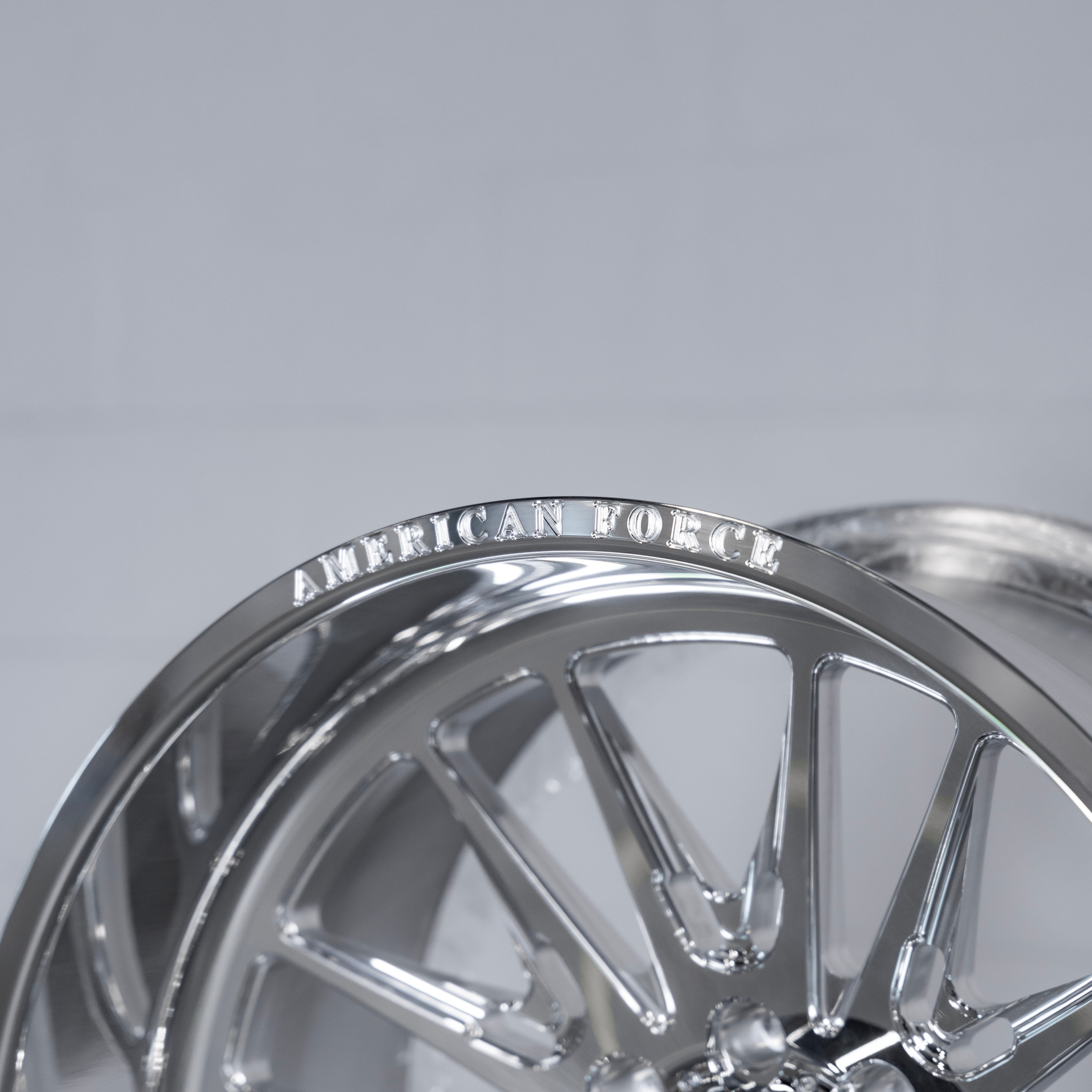 24x12 American Force CKH48 Notch - 8x180 Lug Pattern - Polished (Set of 4) - Legends Auto Parts