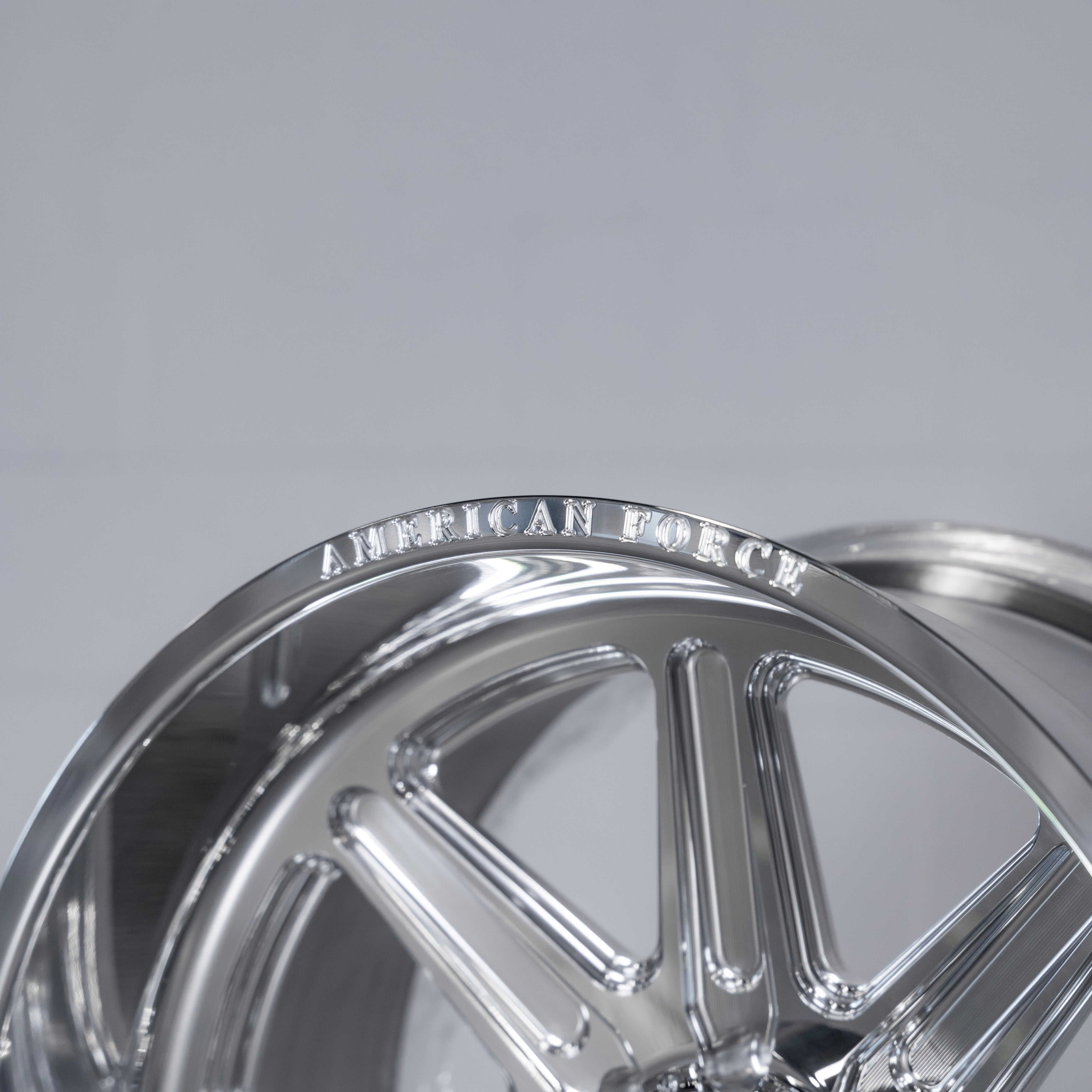 24x12 American Force CK06 Peak - 8x6.5 Lug Pattern - Polished (Set of 4) - Legends Auto Parts