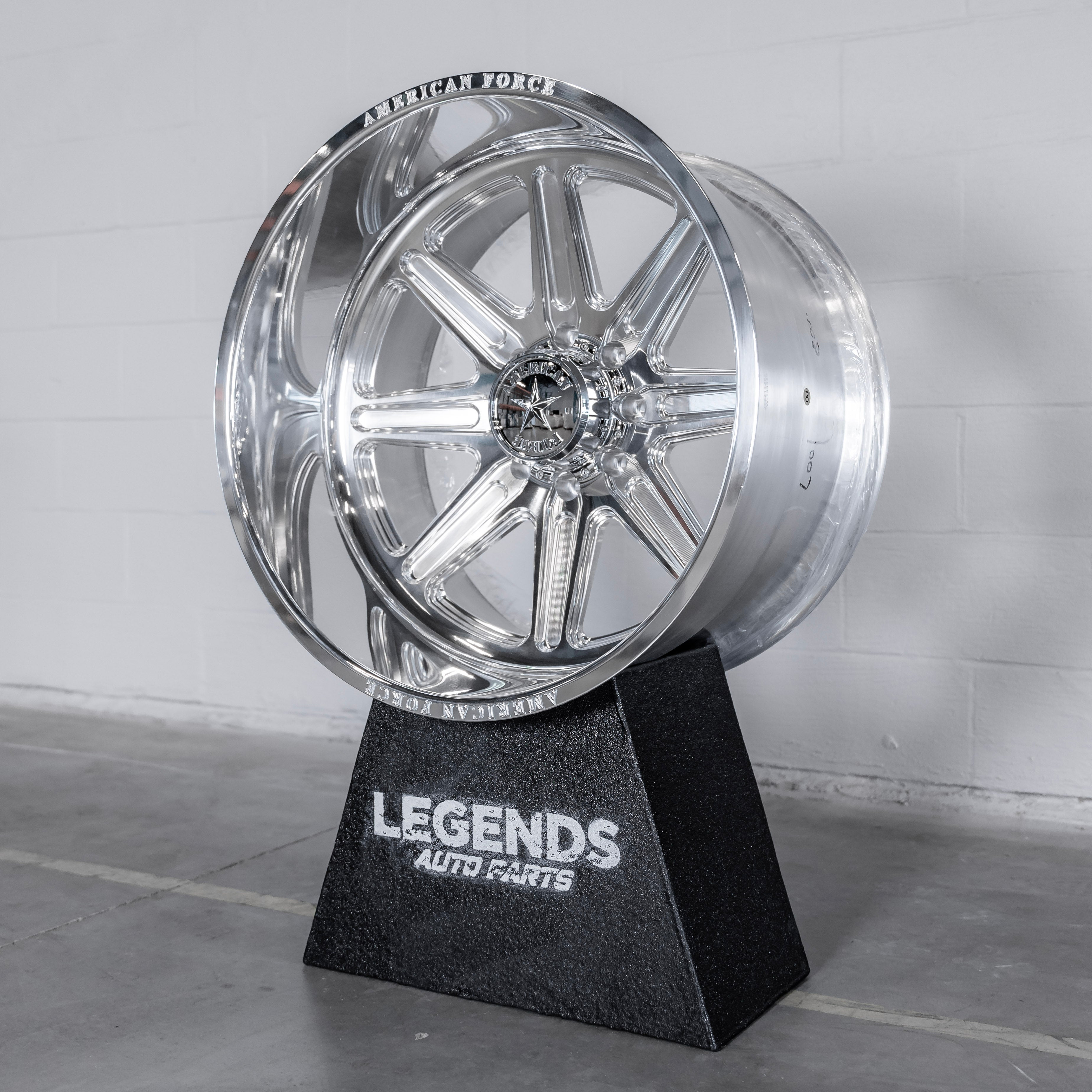 24x12 American Force CK06 Peak - 8x170 Lug Pattern - Chrome (Set of 4) - Legends Auto Parts