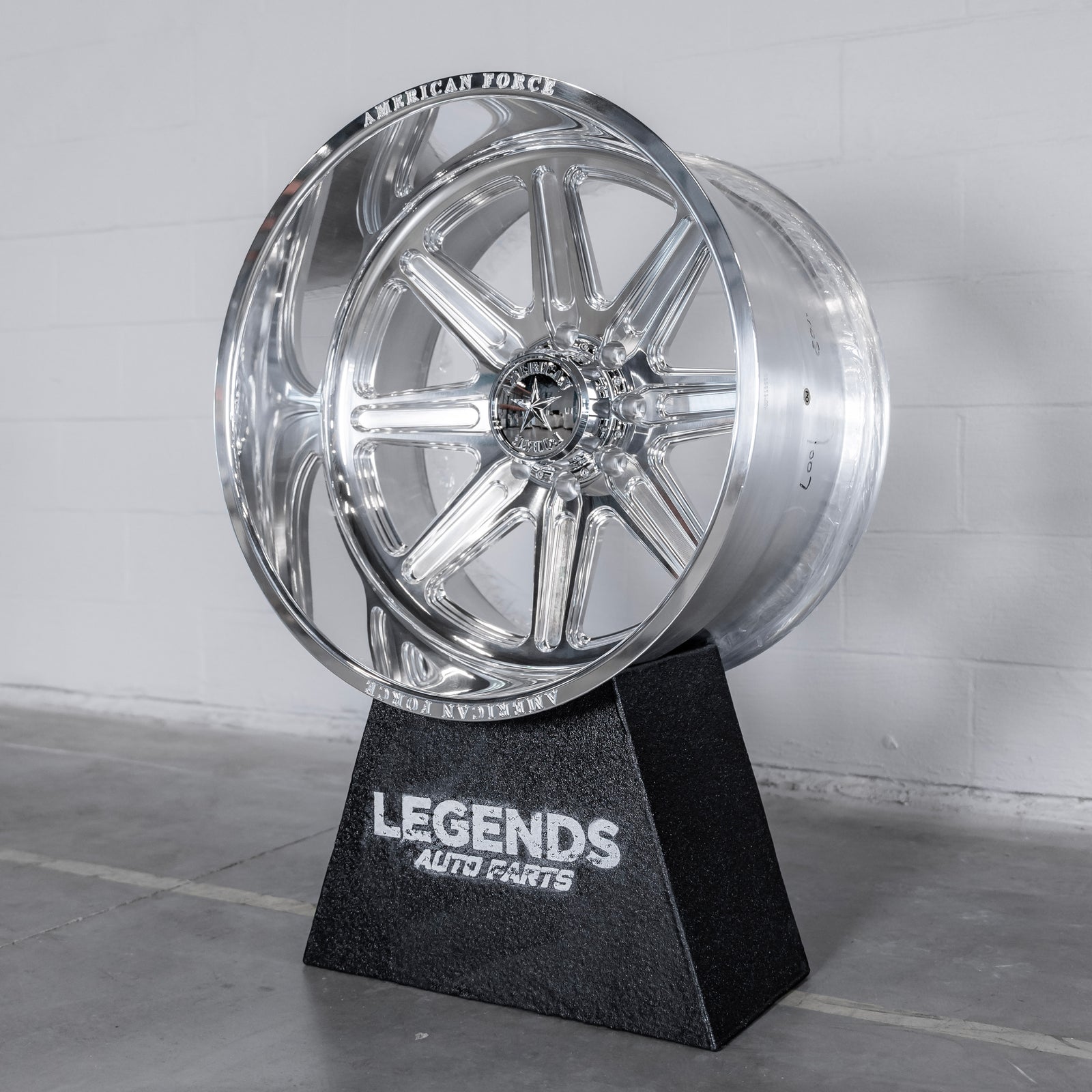 24x12 American Force CK06 Peak - 8x170 Lug Pattern - Chrome (Set of 4) - Legends Auto Parts