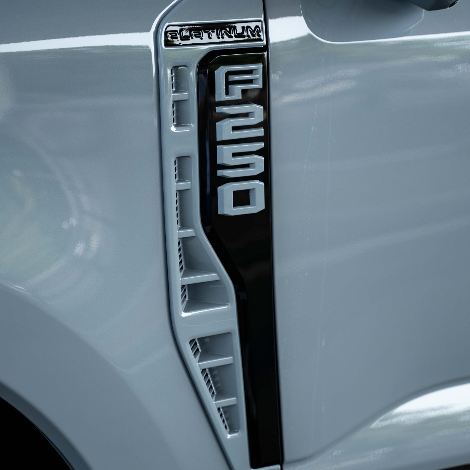 2023 - 2025 OEM Ford Super Duty F250 F350 F450 Custom Painted Fender Vent Badges - Legends Auto Parts