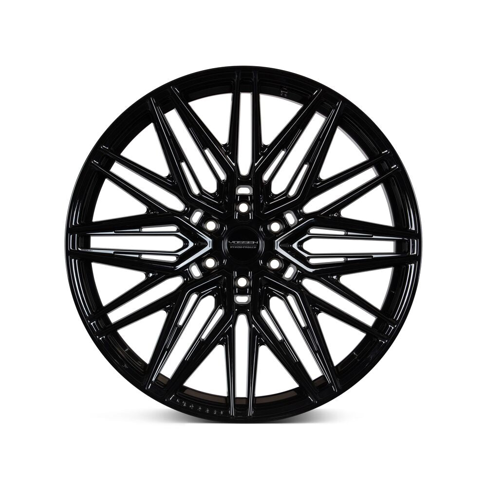 24x10 Vossen Forged HF6-5 4G44 Deep Lip - 6x139.7 Lug Pattern - Gloss Black (Set of 4) - Legends Auto Parts