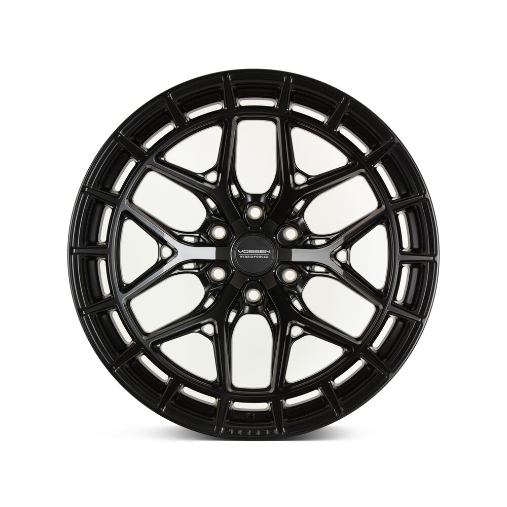 22x10 Vossen Forged HFX-1 2F27 Super Deep Lip - 6x135 Lug Pattern - Satin Black (Set of 4) - Legends Auto Parts