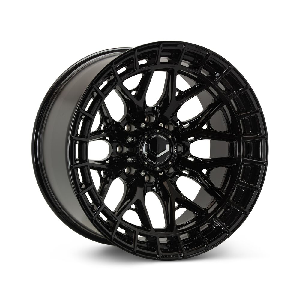 22x12 Vossen Forged HFX-1 2X26-GB Ultra Deep Lip - 8x165.1 Lug Pattern - Gloss Black (Set of 4) - Legends Auto Parts