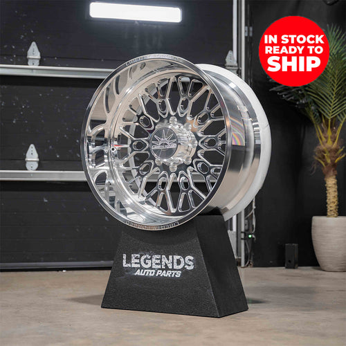 24x14 Liberty Forged LBTY15 - 8x180 Lug Pattern - Polished (Set of 4)