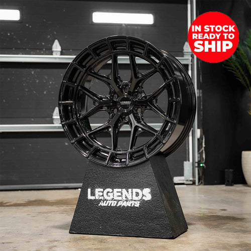 22x10 Vossen Forged HFX-1 2G26 Super Deep Lip - 6x5.5 / 6x139.7 Lug Pattern - Gloss Black (Set of 4)