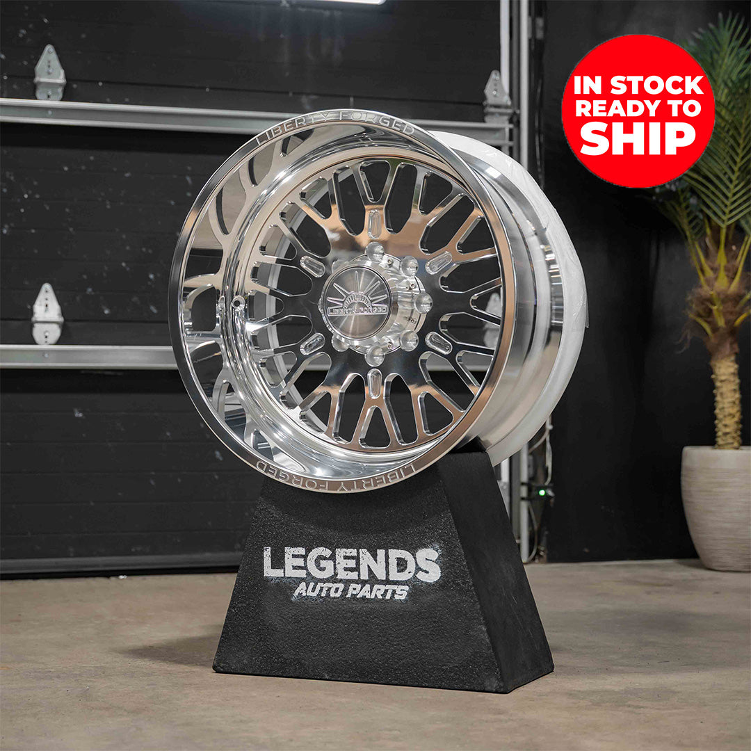 26x12 Liberty Forged LBTY21 - 8x180 Lug Pattern - Polished (Set of 4) - Legends Auto Parts