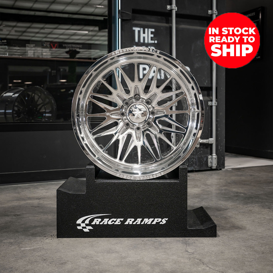 24x12 American Force CKH41 Frost - 8x6.5 Lug Pattern - Polished (Set of 4) - Legends Auto Parts