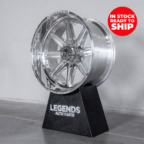 24x12 American Force CK06 Peak - 8x6.5 Lug Pattern - Polished (Set of 4)