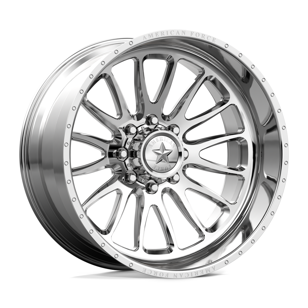 24x14 American Force CKH10 Nemesis - 8x6.5 Lug Pattern - Polished (Set of 4) - Legends Auto Parts