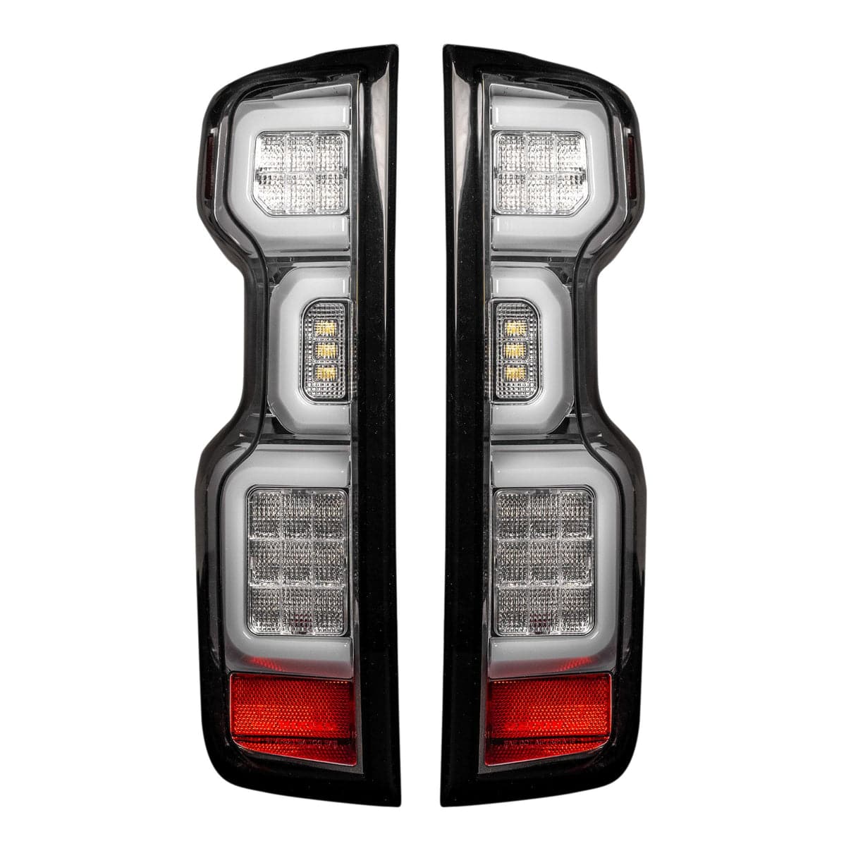 2019-2023 Chevrolet Silverado 1500 RECON Clear Lens OLED Tail Lights (Replaces OEM LED Tail Lights ONLY) - Legends Auto Parts