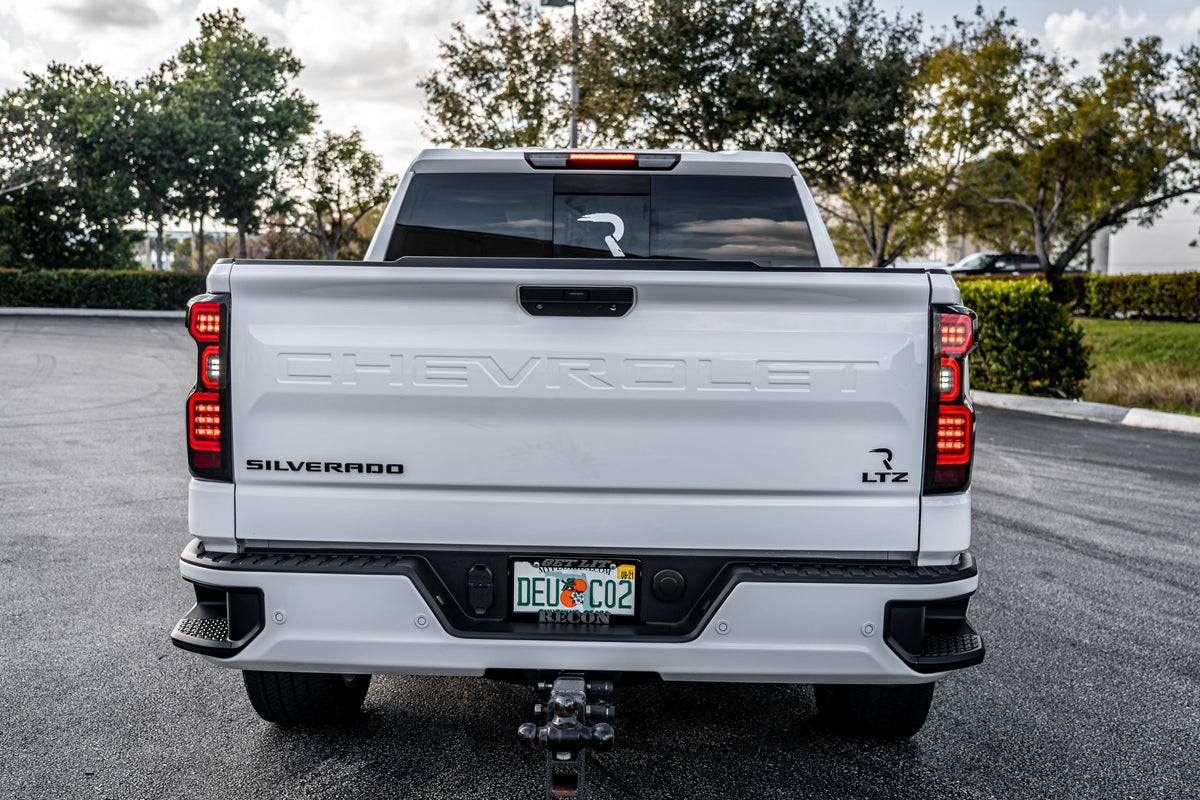 2019-2023 Chevrolet Silverado 1500 RECON Clear Lens OLED Tail Lights (Replaces OEM LED Tail Lights ONLY) - Legends Auto Parts