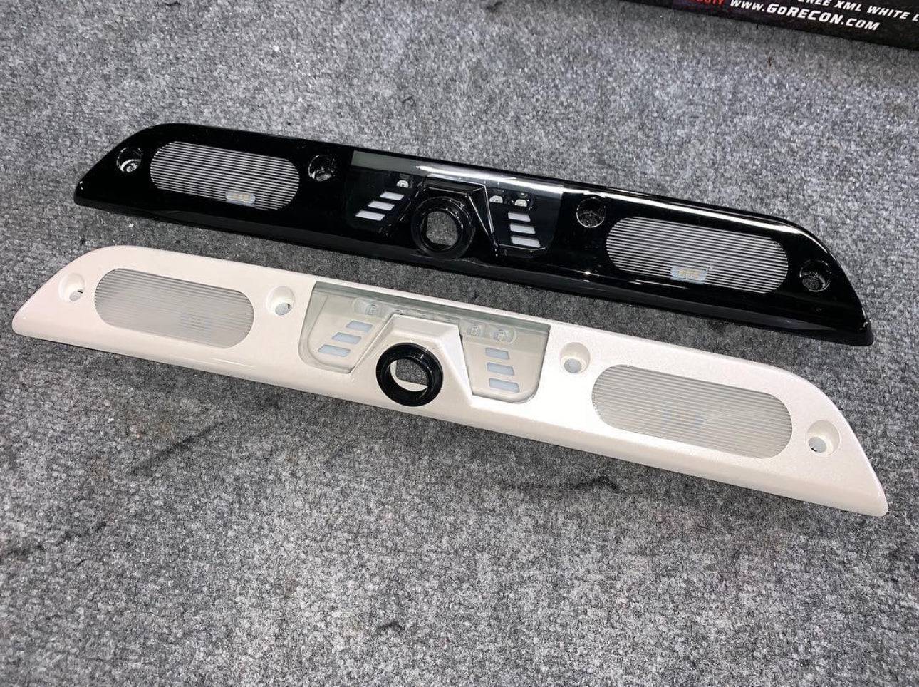 2017-2024 Ford SuperDuty RECON Clear Lens (Paintable) LED Third Brake Light (For Models WITH Cargo Bed Camera) - Legends Auto Parts