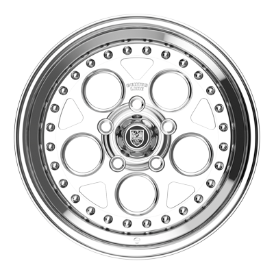Center Line Rev 2.0 Wheels – Polish Center with Polished Step Lip | 15x7, 15x8
