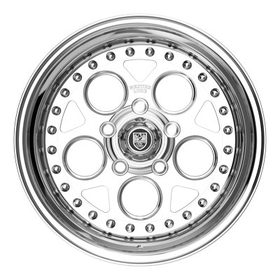 Center Line Rev 2.0 Wheels – Polish Center with Polished Step Lip | 15x7, 15x8