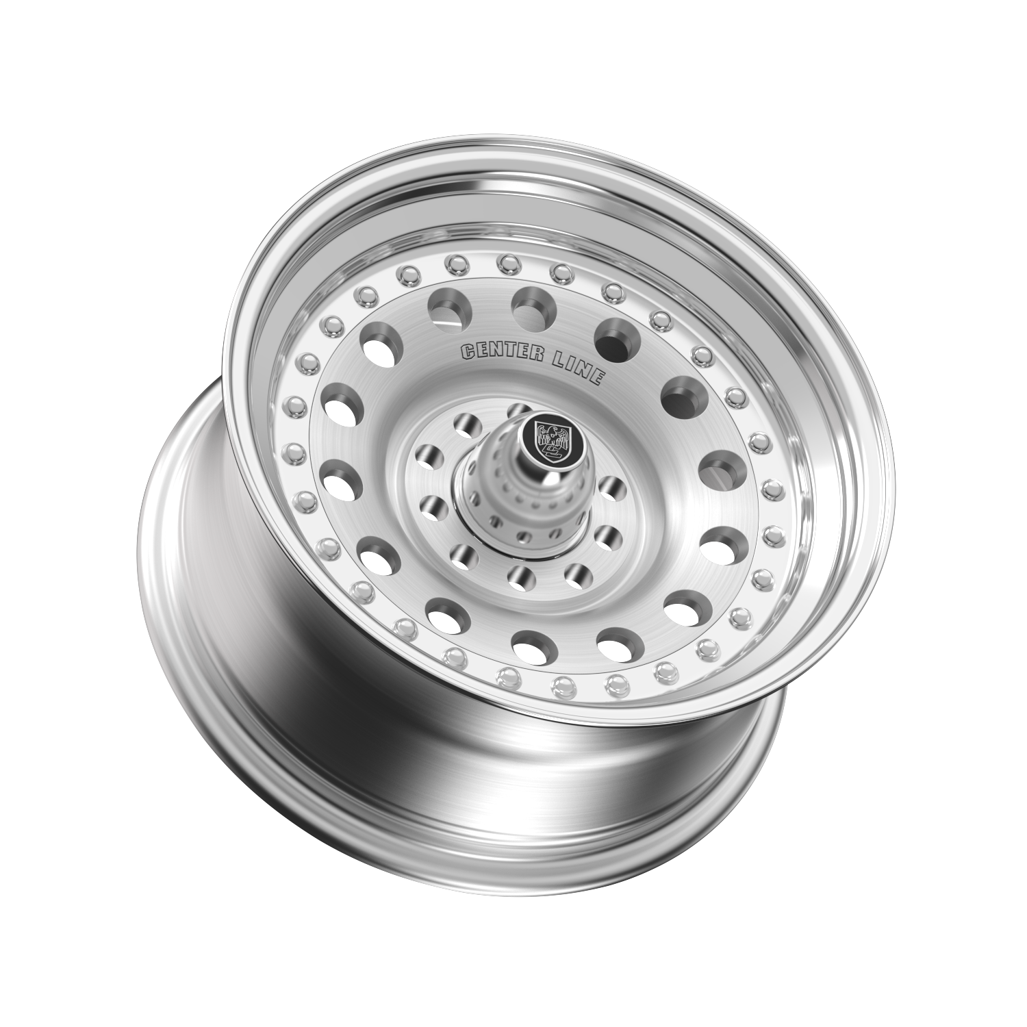 Center Line Pro Stock Wheels – Brushed Center with Polished Step Lip | 15x10, 15x7, 15x8
