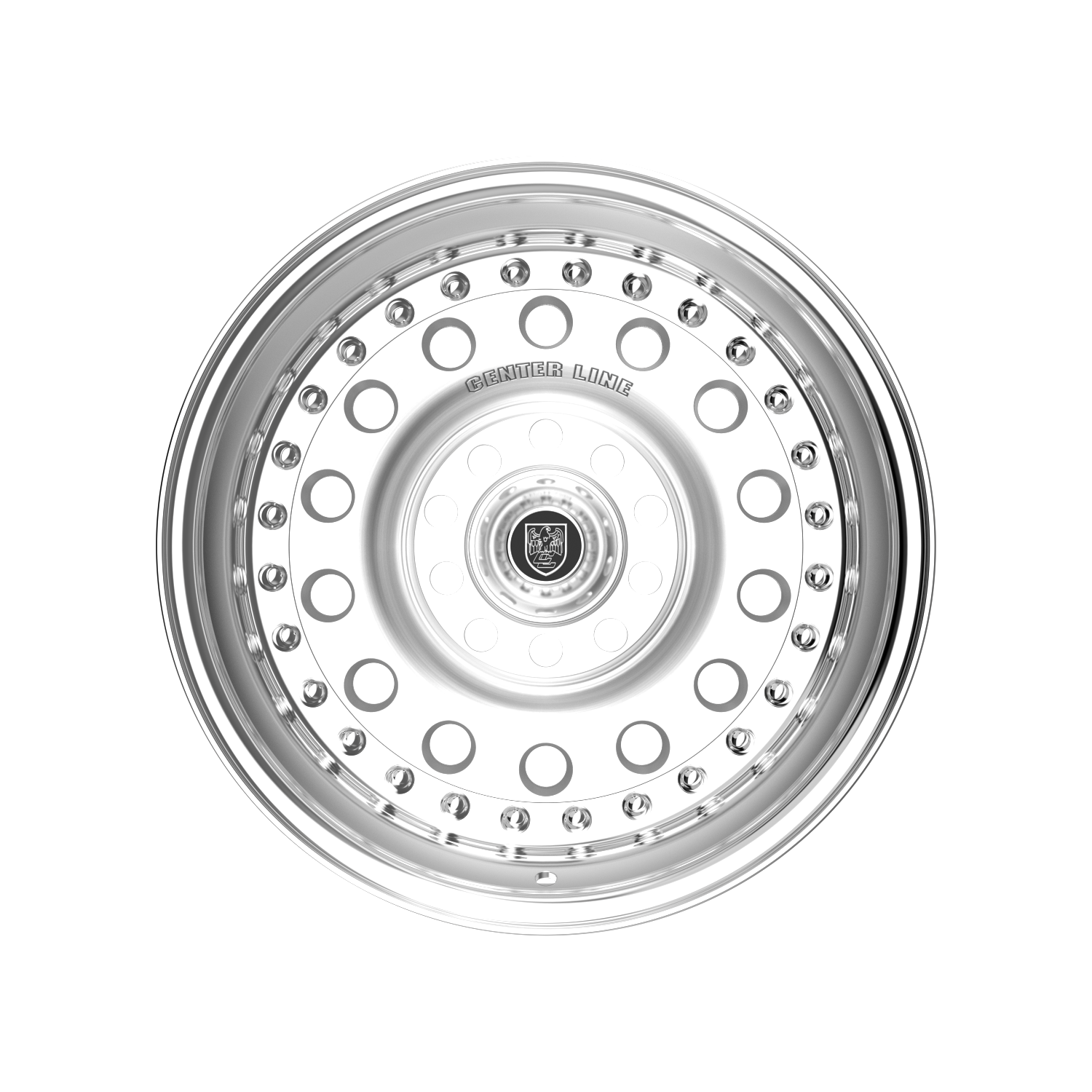 Center Line Pro Stock Wheels – Brushed Center with Polished Step Lip | 15x10, 15x7, 15x8