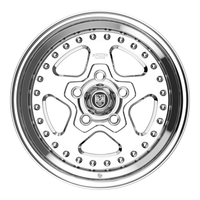 Center Line Telstar 2.0 Wheels – Polish Center with Polished Step Lip | 15x7, 15x8