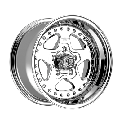 Center Line Telstar 2.0 Wheels – Polish Center with Polished Step Lip | 15x7, 15x8