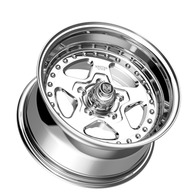 Center Line Telstar 2.0 Wheels – Polish Center with Polished Step Lip | 15x7, 15x8
