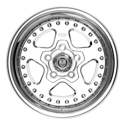 Center Line Telstar 2.0 Wheels – Polish Center with Polished Step Lip | 15x7, 15x8