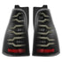 03-09 Toyota 4Runner LUXX-Series LED Tail Lights Alpha-Black | AlphaRex
